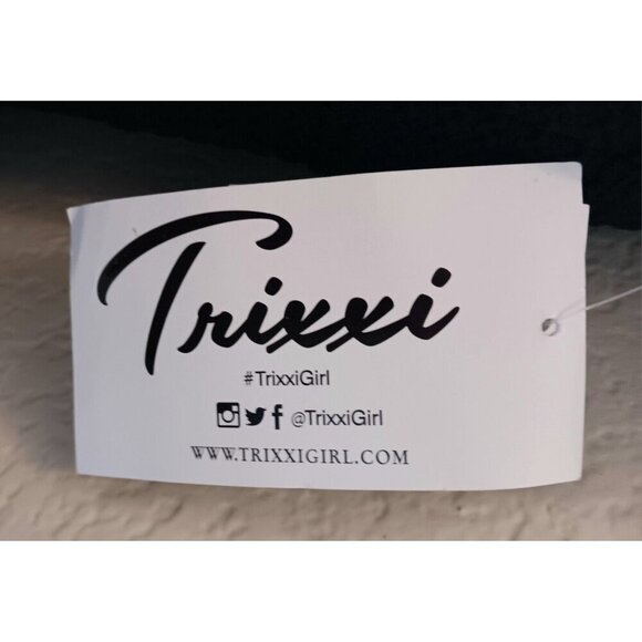 NWT! Black Lace Strapless Bandage Dress Jr 5 Semi Formal Party Costume Trixxi - Picture 12 of 12